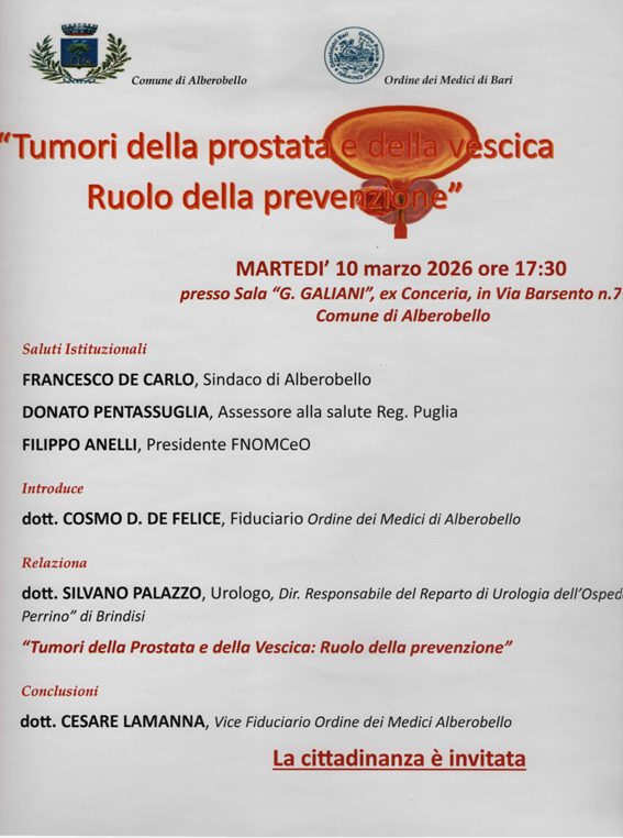 Manifesto 10 marzo Alberobello