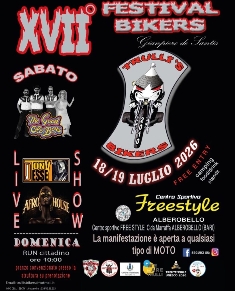 Festival Bikers ad Alberobello