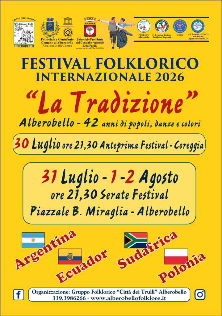 Festival Folklorico Internazionale ad Alberobello
