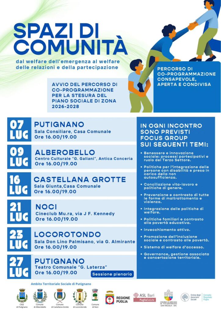 Spazi di comunità ad Alberobello