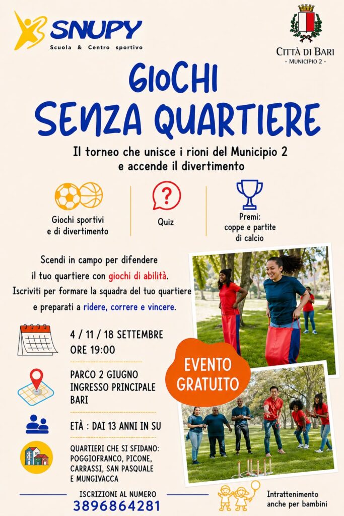 GIOCHI SENZA QUARTIERE
